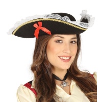 Piratenhut für Frauen - 58 cm