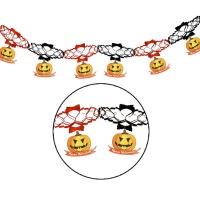 Papiergirlande mit Kürbissen - 2,00 m