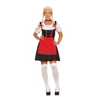 Tiroler Tracht mit Schürze für Frauen.