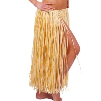 Hawaiianischer Strohrock für Frauen - 75 cm