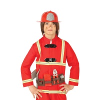 Gürtel mit Zubehör und Kinder-Feuerwehrhelm