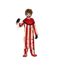 Blutiger Clown Kostüm für Kinder