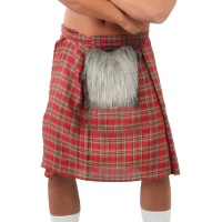 Schottischer Kilt mit Pelztasche