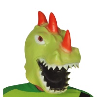 Grüne Drachenmaske