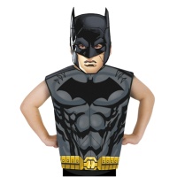 Batman-Kostüm mit T-Shirt und Maske für Kinder