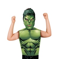 Hulk Kostüm mit T-Shirt und Maske für Kinder