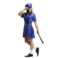 Polizeikostüm mit Kleid für Männer