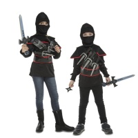 Kinder-Ninja-Kostüm mit Zubehör