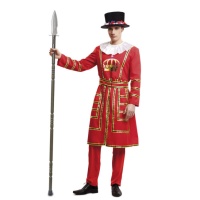 Beefeater Englischer Soldat Kostüm für Männer