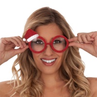 Weihnachtsmann-Mützen-Brille