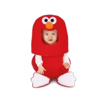 Sesamstraße Elmo Kostüm mit Füßchen für Babys