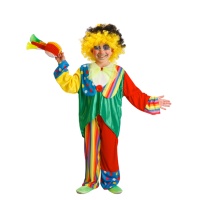 Clownskostüm mit Tupfen für Kinder