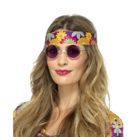 Lila Hippie-Brille