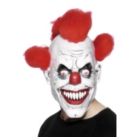 Clownsmaske mit Haaren