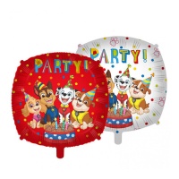 Paw Patrol Party Ballon 46 cm quadratisch