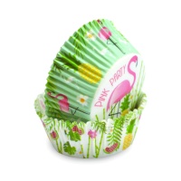 Flamingo Cupcake-Kapseln - Scrapcooking - 36 Stk.