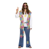 Hippie Pazifist Kostüm für Männer