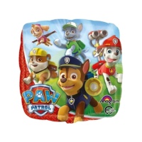 Paw Patrol Paw Ballon 43 cm quadratisch - Anagramm