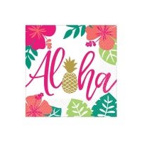 Aloha-Servietten 16,5 x 16,5 cm - 16 Stück