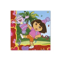 Dora the Explorer Servietten 16,5 x 16,5 cm - 20 Stk.