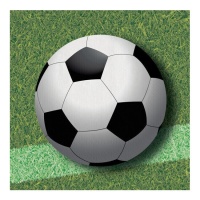 Fußball-Servietten 16,5 x 16,5 cm - 18 Stk.