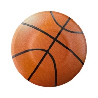 Basketball-Teller 18 cm - 8 Stk.