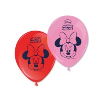 Minnie Mouse Latex Luftballons - Procos - 8 Stk.