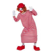 Clownskostüm mit Melone für Männer