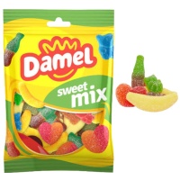 Sortierte Tüte mit glutenfreien süßen Mix-Gummis - Damel - 80 Gramm