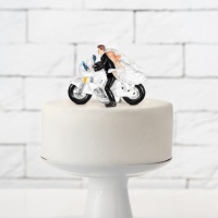 Figur für Hochzeitstorte Motorräder - 11,5 cm