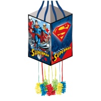 Quadratische Superman-Piñata - 34 x 20 cm