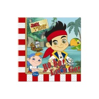 Jake the Pirate Adventure Servietten 16,5 x 16,5 cm - 20 Stk.