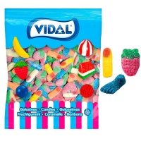 Assortierte Tüte mit sauren Gummibärchen - Megasurtido Ácido Vidal - 1 kg