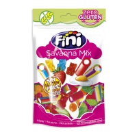 Assortierte Tüte Gummibonbons und Lakritz 160 gr - Fini Savanna Mix