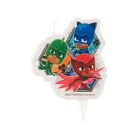 PJ Masks dekorative Kerze 7,5 x 6,5 cm - 1 Stück