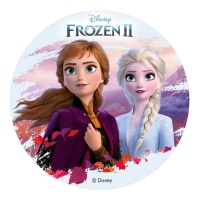 Frozen 2 essbare Waffeln Elsa & Anna 20 cm