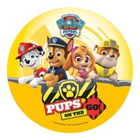 Paw Patrol in Aktion 20 cm essbare Waffel