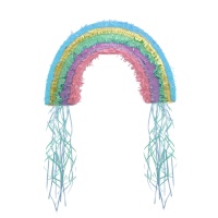 Regenbogen-Wolke 3D Piñata 48 x 43 x 6,8 cm