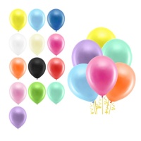 Latex Luftballons 30 cm pastell Regenbogen - PartyDeco - 100 Stück