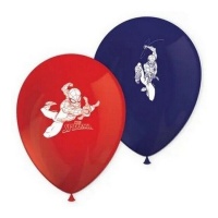 Spiderman Latex Luftballons - Procos - 8 Stk.