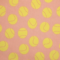 Baumwoll-Jersey-Stoff Pink Balls - Katia