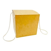 18,5 x 18,5 x 18,5 cm Schachtel für Panettone kraft