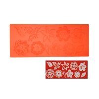 Blumen-Zuckerspitzenmatte - 5 x 18 cm - Modecor