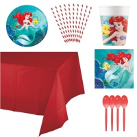 Kleine Meerjungfrau Party Pack - 8 Personen