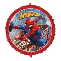 Spiderman in der Stadt Ballon 46 cm