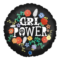 Girl Power 46cm Runder Ballon - Qualität