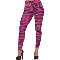 Fuchsia Zebra Leggins