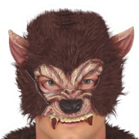 Halbgesichts-Werwolf-Maske