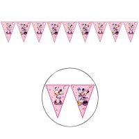 Wimpel Minnie und Daisy rosa - 2,3 m