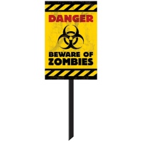 Gefahr - Vorsicht vor Zombies Poster 24,8 x 38 cm